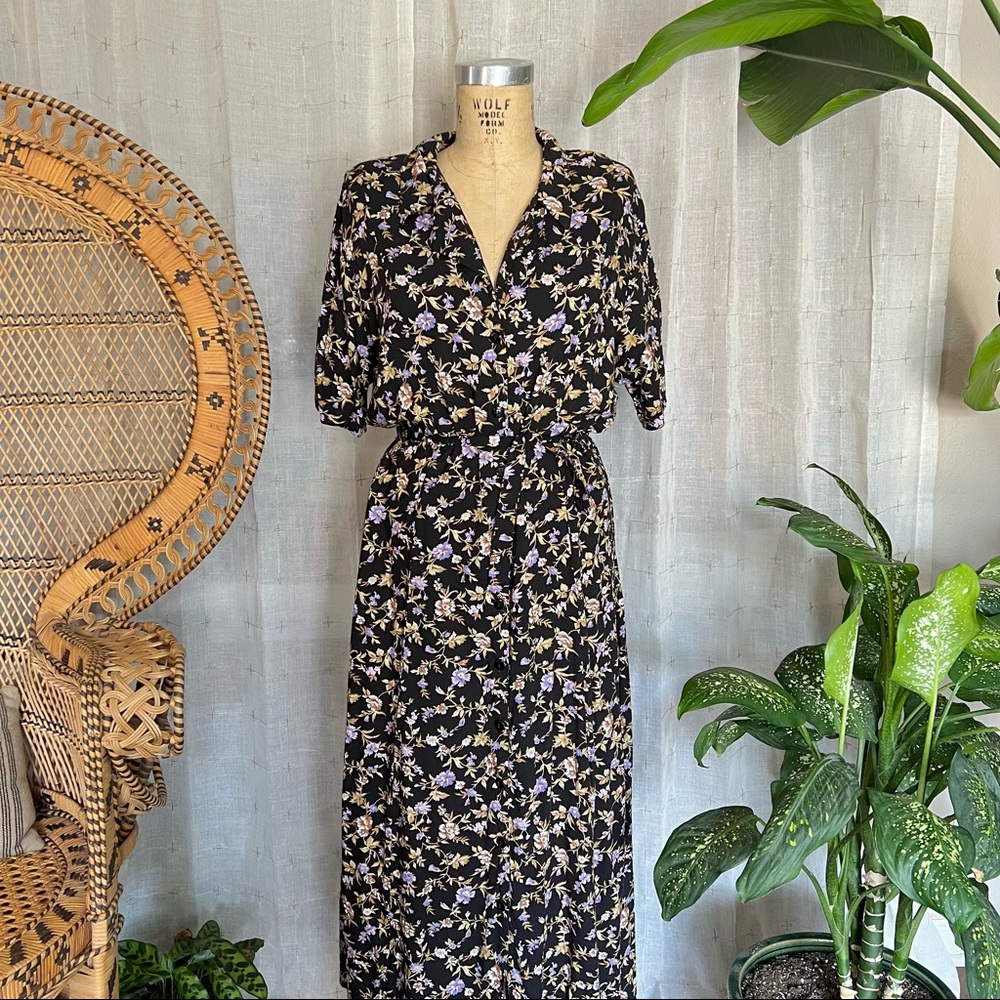 True vintage floral dress